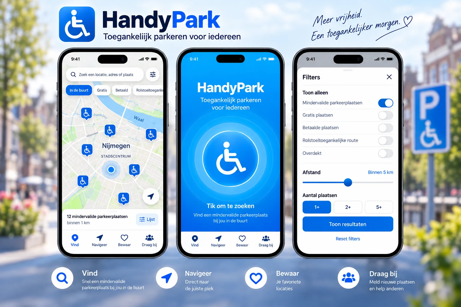 HandyPark App — projectafbeelding